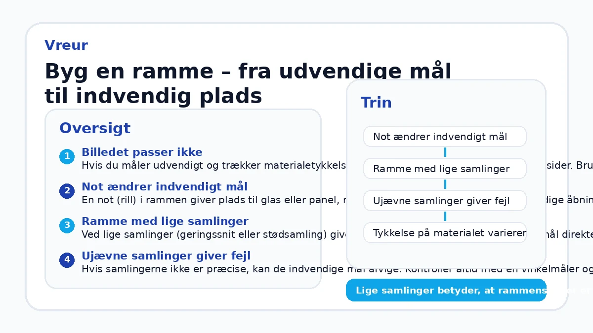 Byg en ramme – fra udvendige mål til indvendig plads