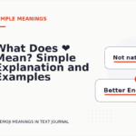 What Does ❤️ Mean? Simple Explanation and Examples